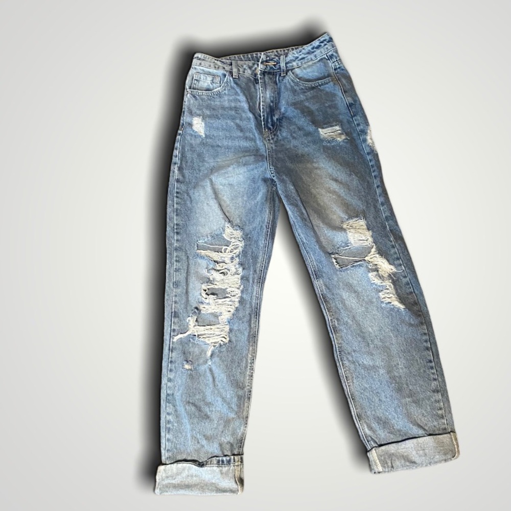 High waited mom jeans